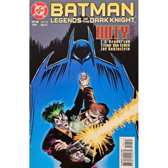 BATMAN Legends of the Dark Knight #106 (1998 DC COMICS) JOKER‎ COVER - Picture 1 of 4